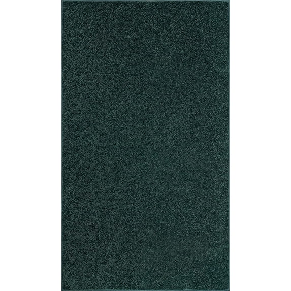Bright House Solid Color Area Rugs Forest Green - 8' x 10'