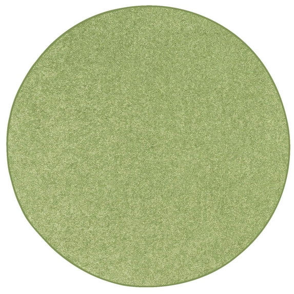 Bright House Solid Color Area Rugs Lime Green - 10' Round