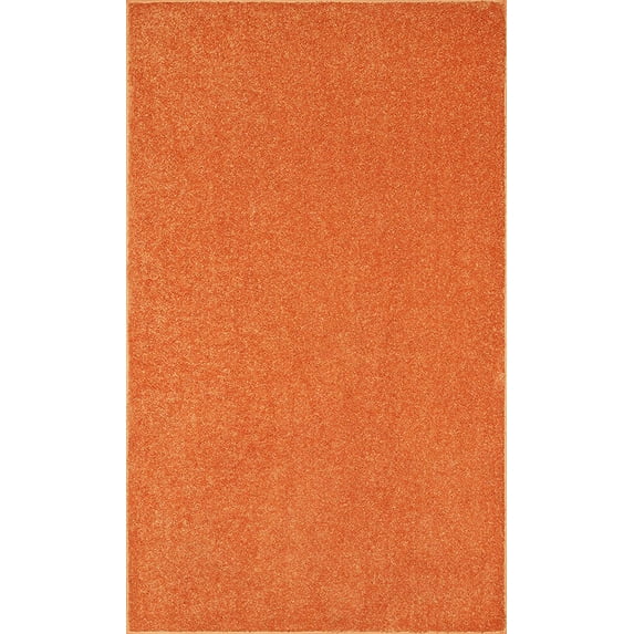 Bright House Solid Color Area Rugs Orange - 5' x 7'