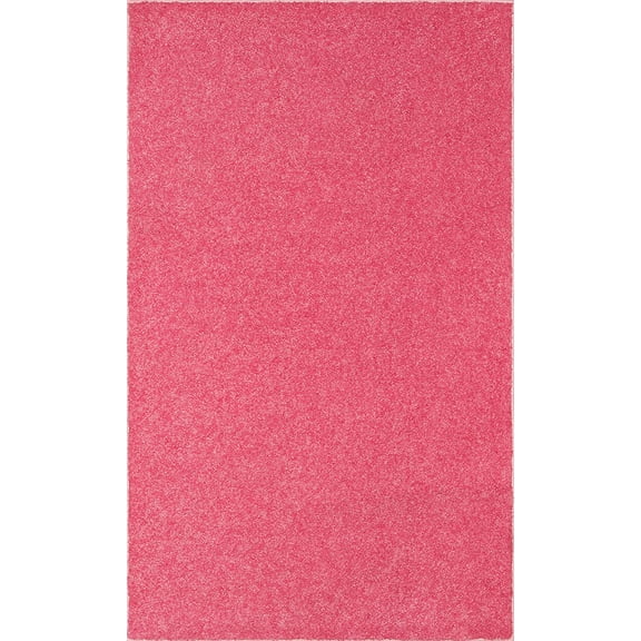 Bright House Solid Color Area Rugs Pink - 1.5' x 2.25'