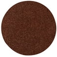 thumbnail image 1 of Bright House Solid Color Round Shape Area Rugs Chocolate - 18" x 18" Round (Set Of 12), 1 of 4