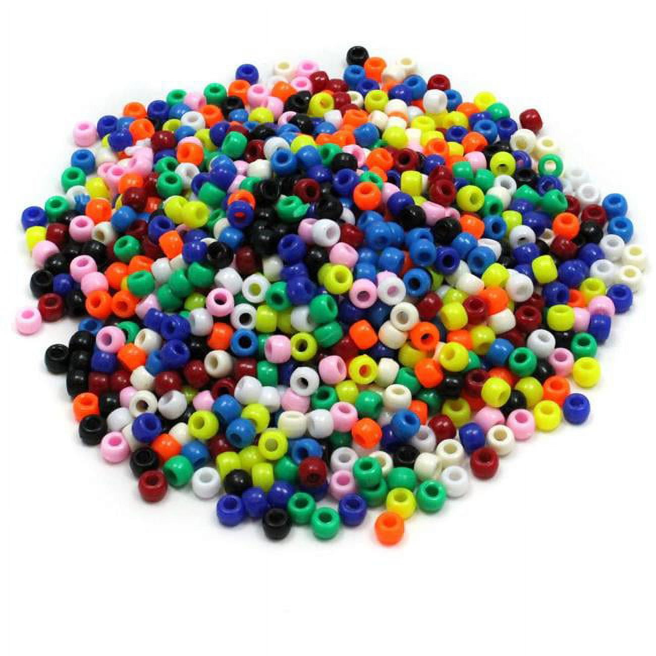 Bright Hues Pony Beads - 3 Each