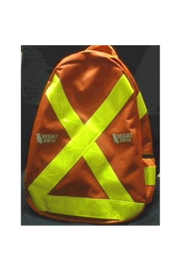 RBP3O Reflective Orange Backpack - Safety Vest Style