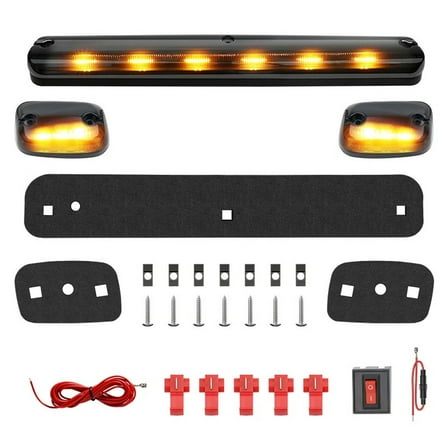 Bright Illumination Roof Lights Waterproof Truck Lights Led Pickup Truck Lights 2500Hd Fitment 2500Lm Luminous Flux