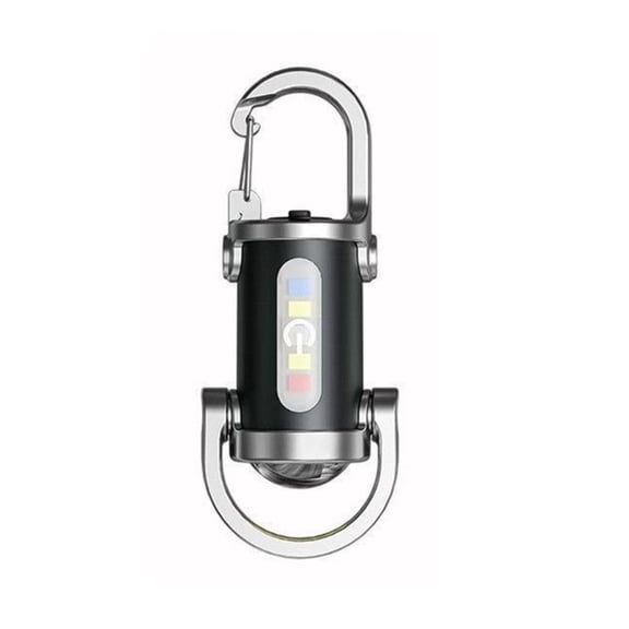 Bright LED Small Keychains Lamp Outdoor Camping Emergencies Charging Flashlights for Hiking Emergencies Use