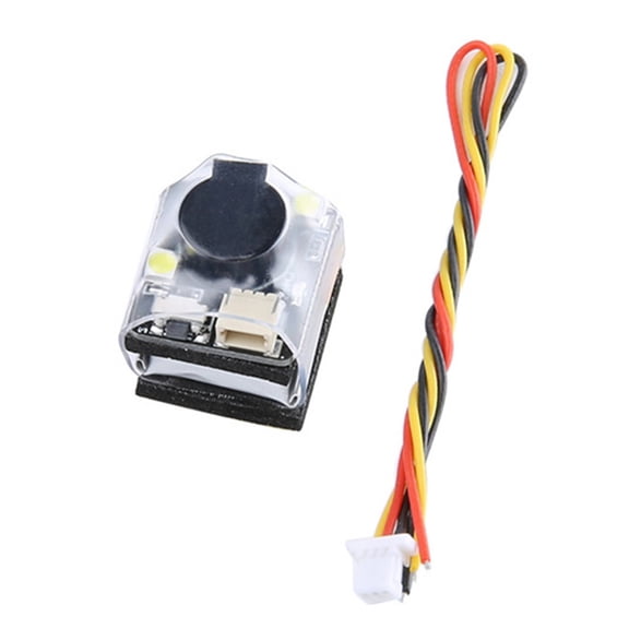 Bright LED Warning Buzzer With 100dB Loud Alert For Remote Control Airplanes Drones Boats Easy Installation Programmable
