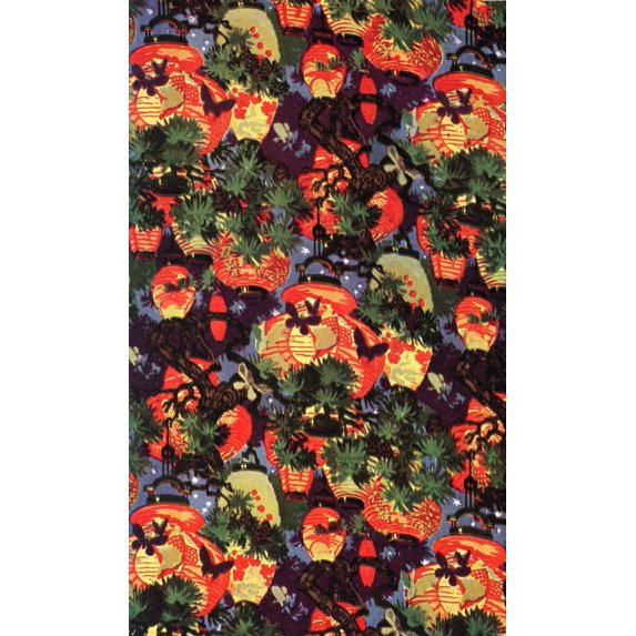 Bright Lanterns Hanging In The Trees Poster Print By Mary Evans Picture Librarytah Collection