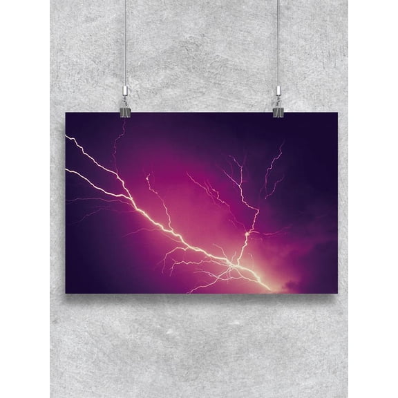 Bright Lightning Poster -Image by Shutterstock