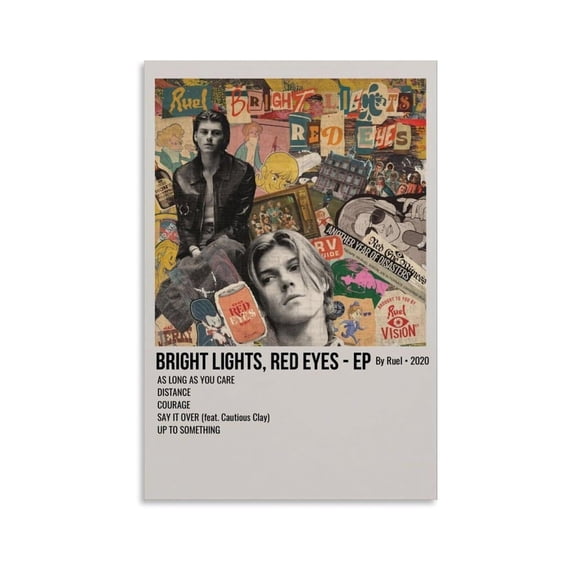 Bright Lights Bright Eyes Music Poster Canvas Poster Mural Decor Printing Picture Painting Living Room Hallway Decor