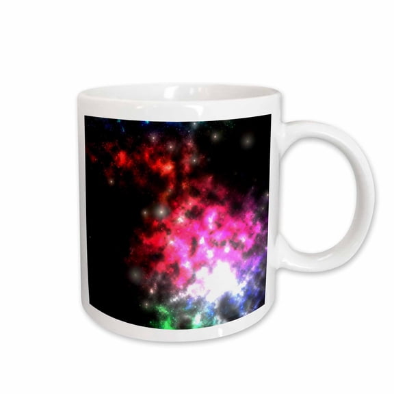 3drose, Bright Lights of Space - Bold and Bright Colorations of Galaxies and Constellations, 11oz Mug