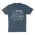 thumbnail image 1 of Bright Like a Call Light Shirt Unisex 4X-Large Indigo Blue, 1 of 5