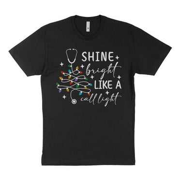 Bright Like a Call Light Shirt Unisex Large Black