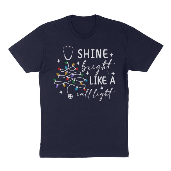 Bright Like a Call Light Shirt Unisex Large Navy