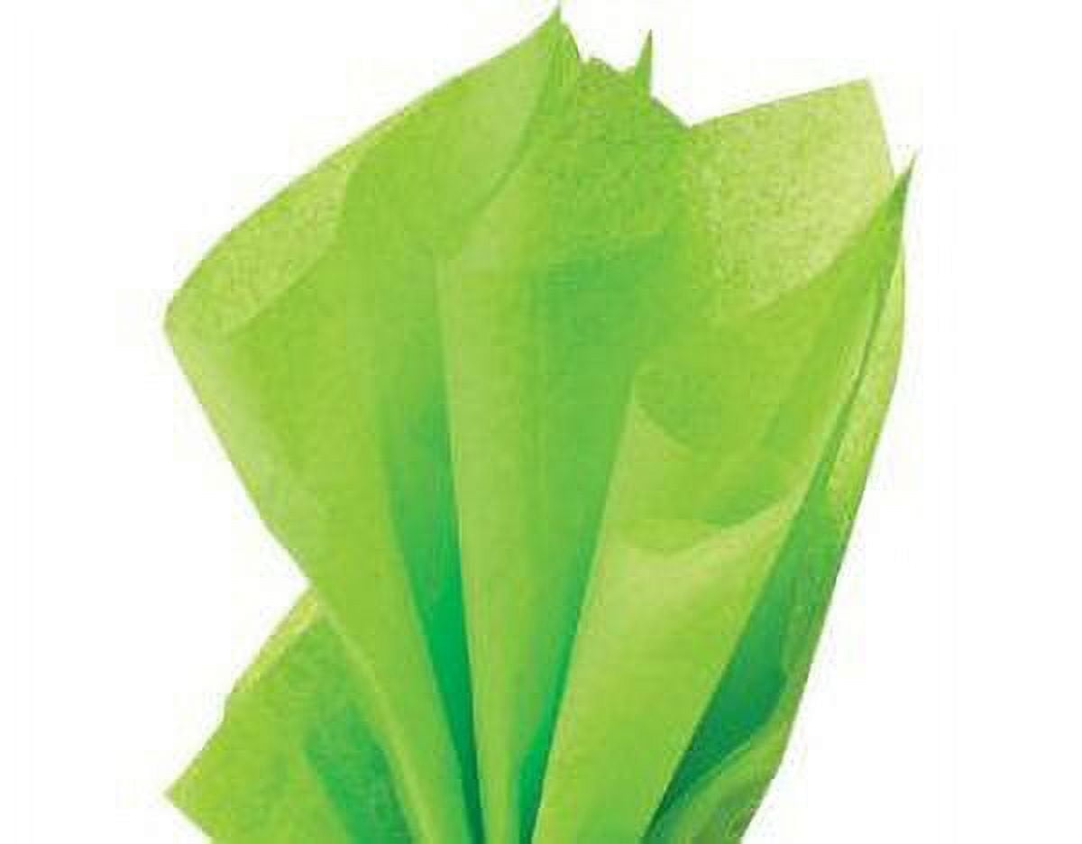 Bright Lime Tissue Paper 20 Inch X 30 Inch Sheets Premium Gift Wrap Paper 