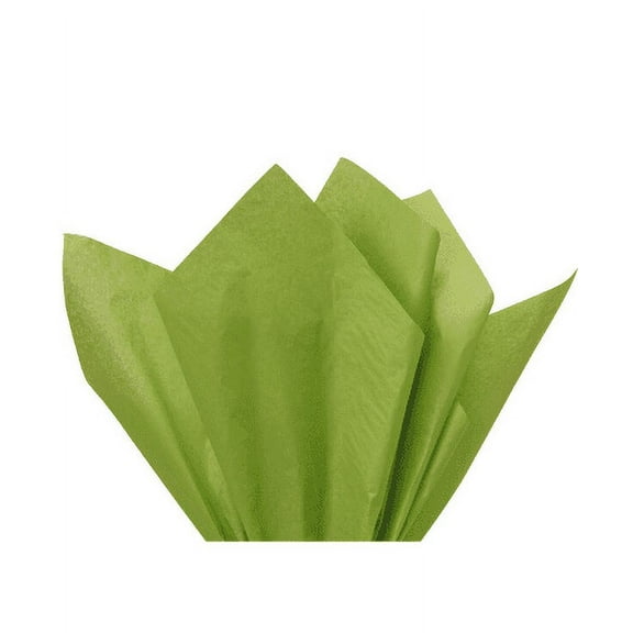 Bright Lime Tissue Paper Squares, Bulk 10 Sheets, Presents by Feronia packaging, Made In USA Large 15 Inch x 20 Inch