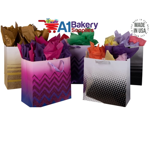 Bright Lime Tissue Paper Squares, Bulk 100 Sheets, Presents by A1 Bakery Supplies, Large 15 Inch x 20 Inch