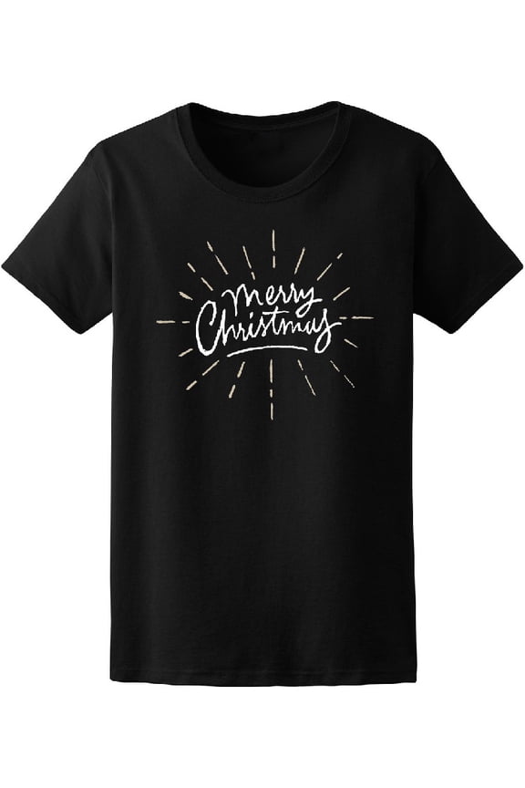 Bright "Merry Christmas" T-Shirt Men -Image by Shutterstock, Male XX-Large