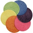 thumbnail image 1 of Bright Multi Set 6 Kids Crazy Carpet Circle Seats 18” Round Soft Warm Floor Mat - Cushions | Classroom, Story Time, Group Activity, Time-Out Spot Marker & Fun. Home Bedroom & Play Areas, 1 of 7