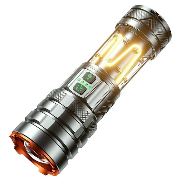 Bright Multifunctional White Strong Light Flashlight For Charging Outdoor Long-range Shooting Household Lighting Can Be Used As Camping Light