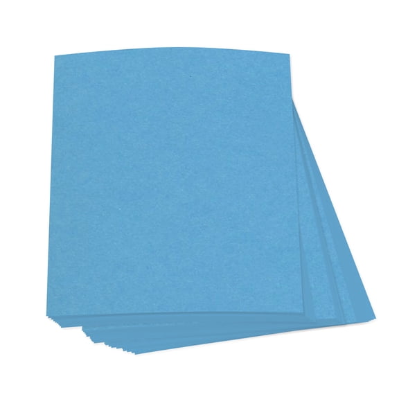 Bright Neon Fluorescent Labels/Stickers - Light Blue - Size 4" x 6" - 50 Sheets Per Pack
