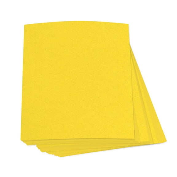 Bright Neon Fluorescent Labels/Stickers - Solar Yellow - Size 4" x 6" - 50 Sheets Per Pack