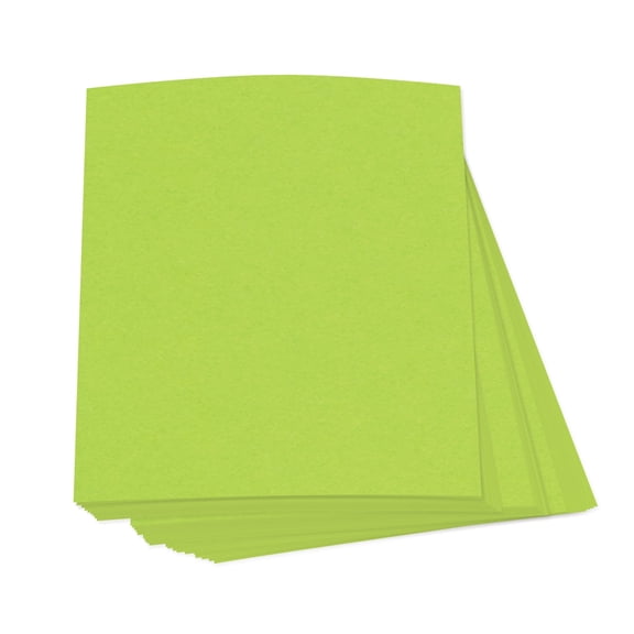 Bright Neon Fluorescent Labels/Stickers - Yellow Green - Size 4" x 6" - 50 Sheets Per Pack