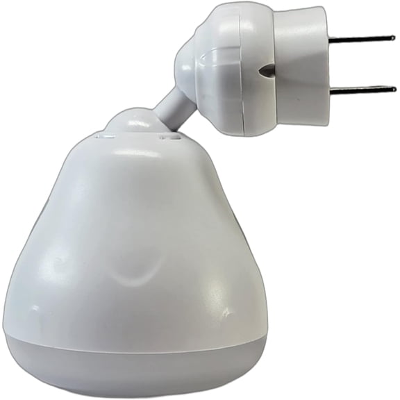 Bright Night Sensor Light LED Motion and Light Sensor AC Outlet Plug-in Flexible Neck Rotatable PIR Automatic Lamp Dusk to Dawn 5W 6500K