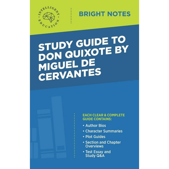 Bright Notes Study Guide to Don Quixote by Miguel de Cervantes, (Paperback)