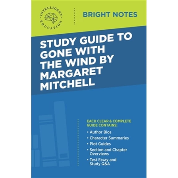 Pre-Owned Bright Notes: Study Guide to Gone with the Wind by Margaret Mitchell (Paperback)