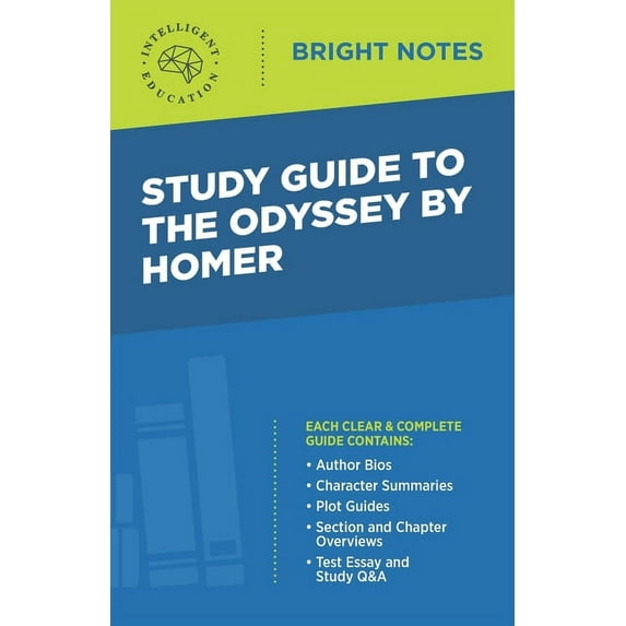 Bright Notes Study Guide to The Odyssey by Homer, (Paperback)
