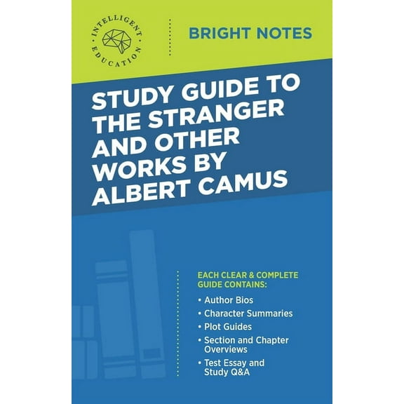 Bright Notes Study Guide to The Stranger and Other Works by Albert Camus, (Paperback)