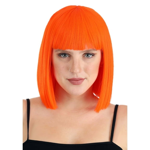 Bright Orange Bob Wig