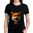 thumbnail image 1 of Bright Orange Cheerful Graphic Tee Playful Modern Art Style Unisex T-Shirt up to size 5XL, 1 of 2