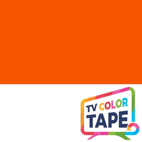 Bright Orange TV Color Tape