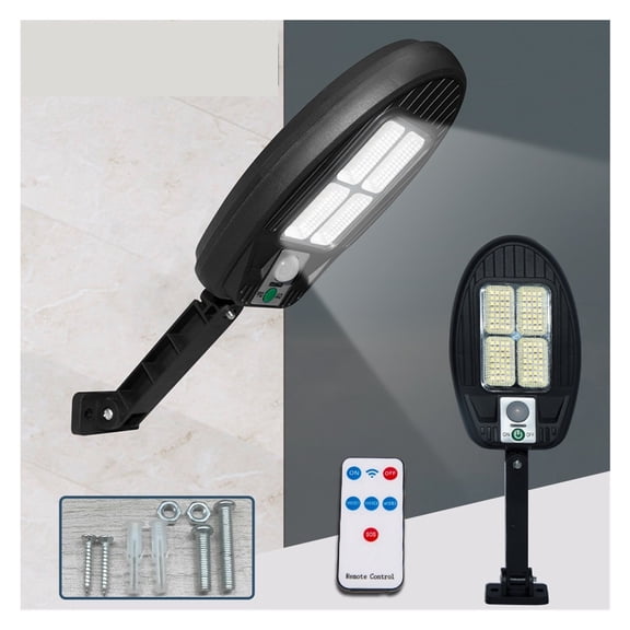 Bright Outdoor Solar Lights Motion Sensor Spotlight Remote Control COB LED Solar Lamp Fence Garden Decor Street Wall Light ,Easy to Install
