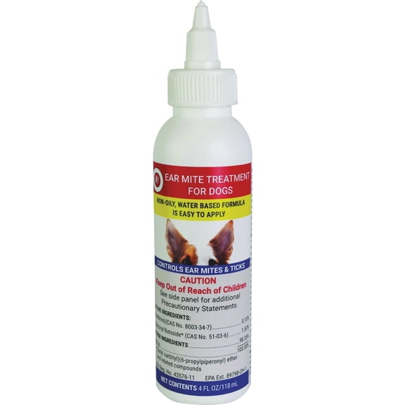 Bright Pet Miracle Care Ear Mite Treatment for Dogs - Pack of 2