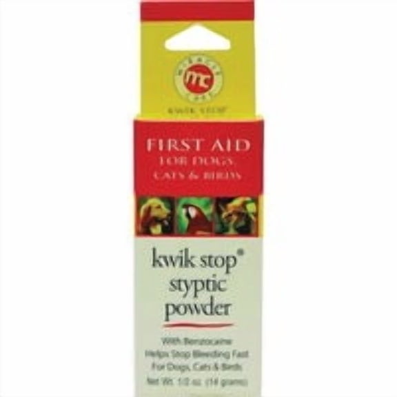 Bright Pet Miracle Care Kwik-Stop Styptic Powder - Pack of 10