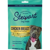 Bright Pet Stewart Freeze-Dried Chicken Breast Dog Treat - Pack of 8 Everyday Supply Pack