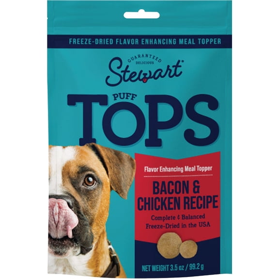 Bright Pet Stewart PuffTops Dog Treat - Pack of 8