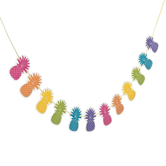 Bright Pineapple Garland - Party Decor - 1 Piece