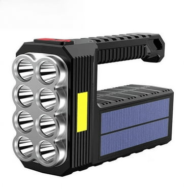 Bright Portable Light Solar Emergency Light Smart USB Charging with Side Light Searchlight-