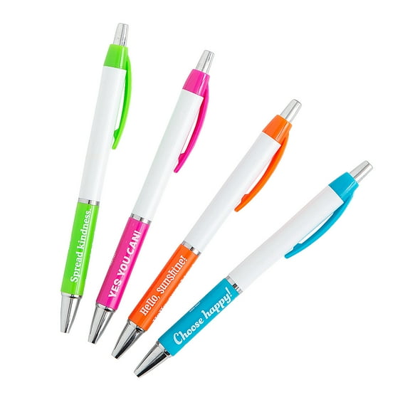 Bright Positive Sayings Pens