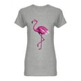 thumbnail image 1 of Bright Realistic Flamingo  Shaped T-Shirt Women -Image by Shutterstock, Female Medium, 1 of 2