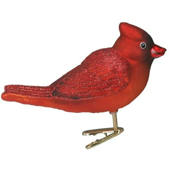 Bright Red Cardinal Ornament