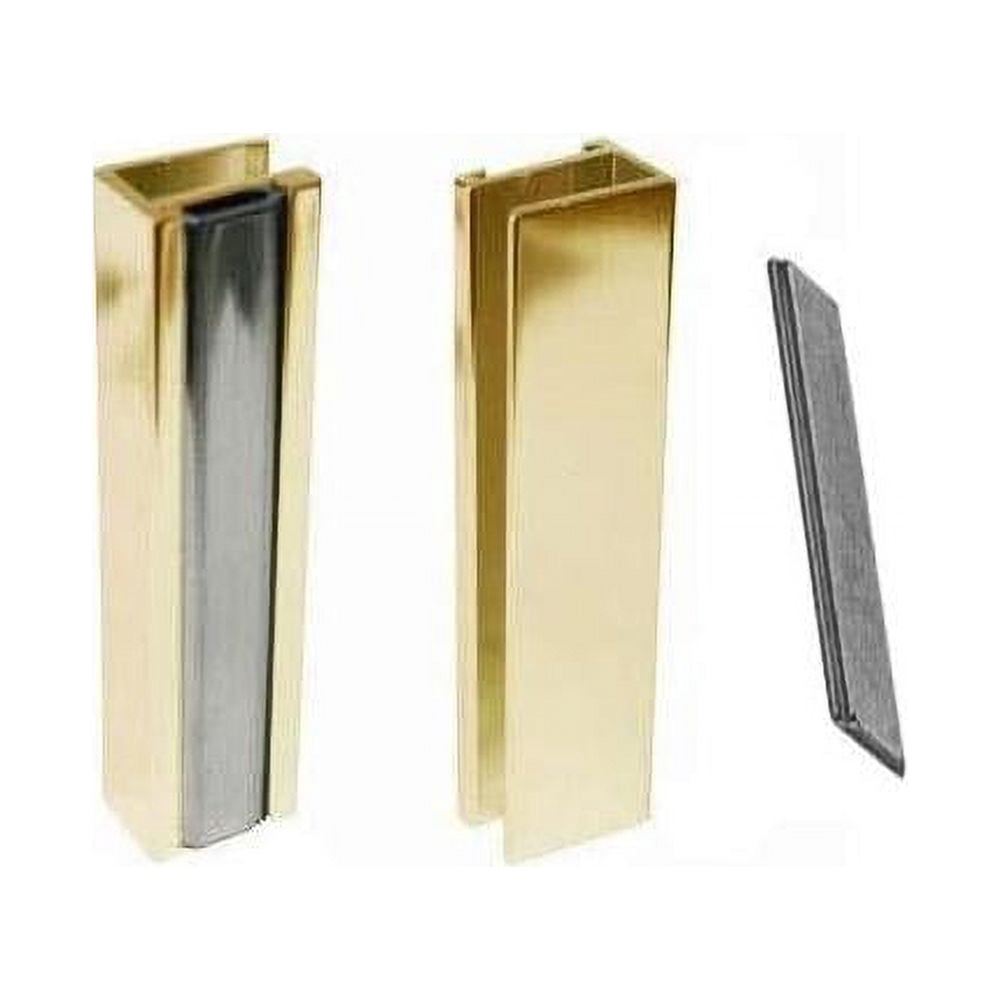 Bright Shower Door UChannel With Metal Strike And Set