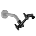 thumbnail image 1 of Bright Showers Brass Shower Arm Extender for Rain & Handheld Shower Head, 5” Universal Shower Head Extension Arm, Height & Angle Adjustable, Chrome, 1 of 7