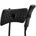 thumbnail image 1 of Bright Showers Shower Head Combo with Two Spray Setting Fixed Shower Head and Two Spray Settings Handheld Shower Head with Grey Face, Oil Rubbed Bronze, 1 of 9