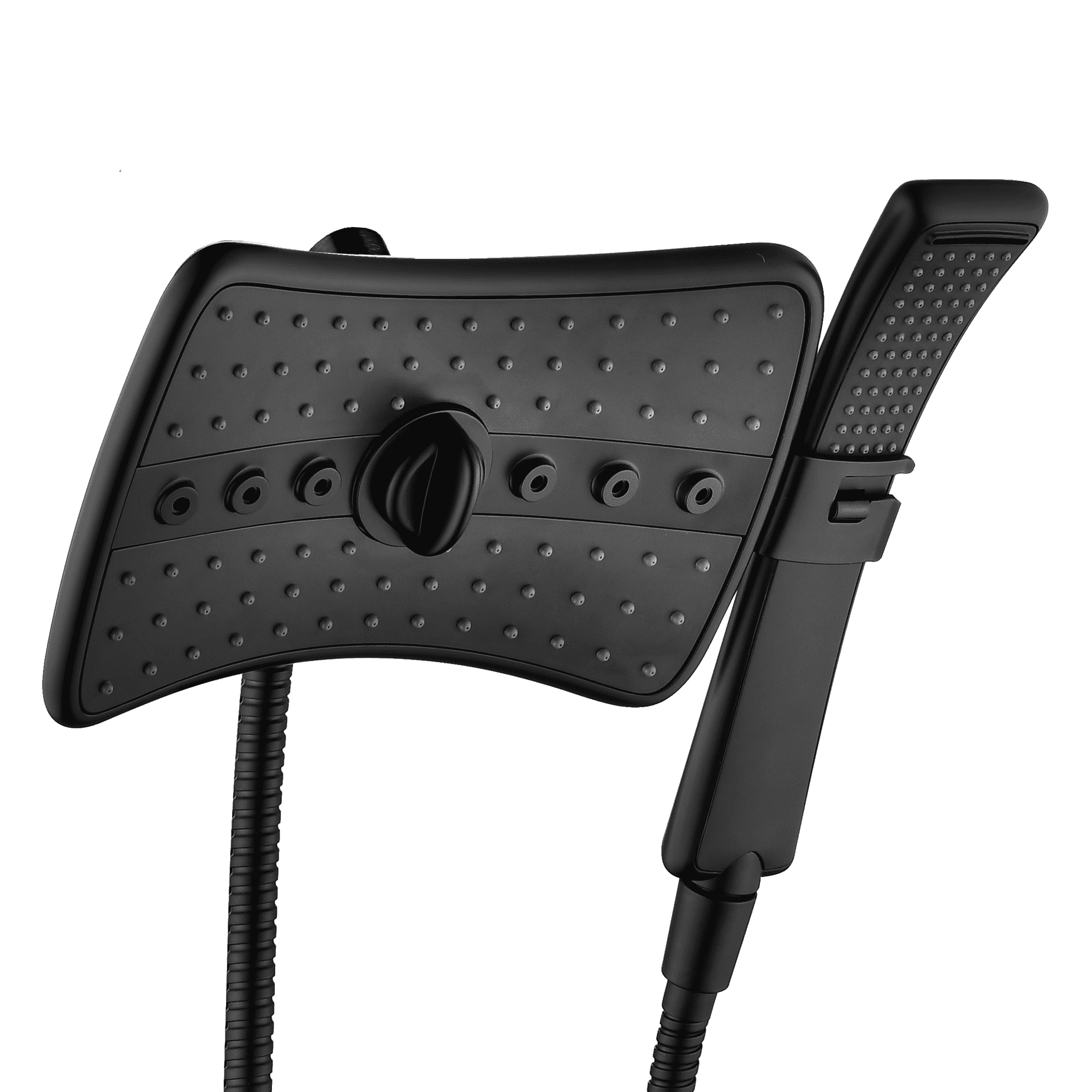 Bright Showers High Pressure Dual Shower Head Combo with Rainfall ...