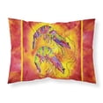 thumbnail image 1 of Bright Shrimp on Red Fabric Standard Pillowcase, 1 of 2