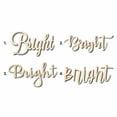 thumbnail image 1 of Bright Sign Unfinished Wood Cutout Home Decor DIY Option 2- 16" Wide / 1/4", 1 of 3